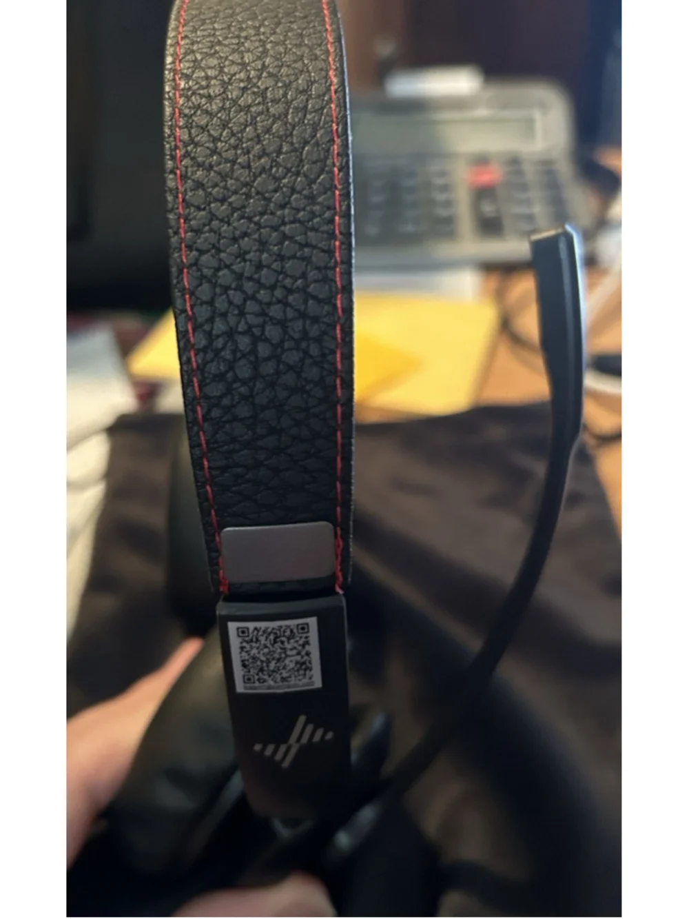 Headset Haimqishi Computer EH02 Wired & Wireless Connection Over the Ear